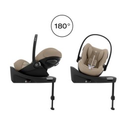 Siege auto bébé Cloud G i-Size Plus - Almond Beige - CYBEX