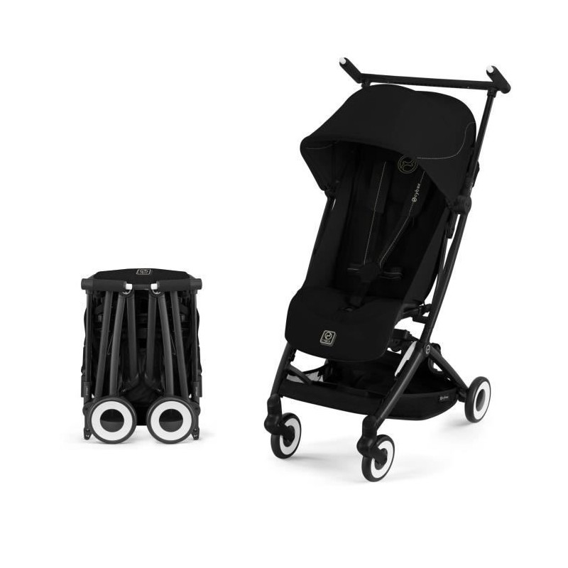 Poussette Ultra Compacte Libelle - Magic Black - CYBEX Poussette Ultra Compacte Libelle - Magic Black - CYBEX