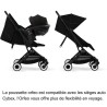 CYBEX - Poussette ultra compacte et confortable - ORFEO - 4 roues - Ma