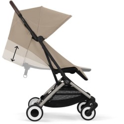 CYBEX - Poussette ultra compacte et confortable - ORFEO - 4 roues - Al