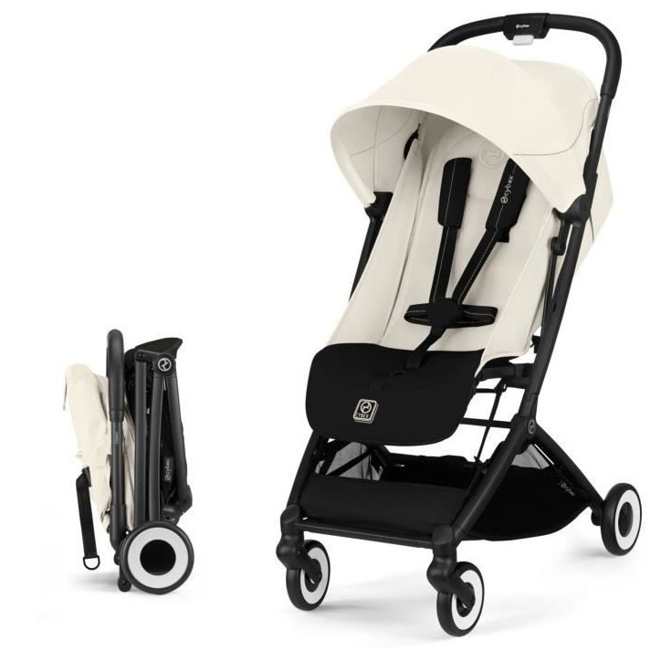 CYBEX - Poussette ultra compacte et confortable - ORFEO - 4 roues - Canvas White CYBEX - Poussette ultra compacte et confortable - ORFEO - 4 roues - Canvas White
