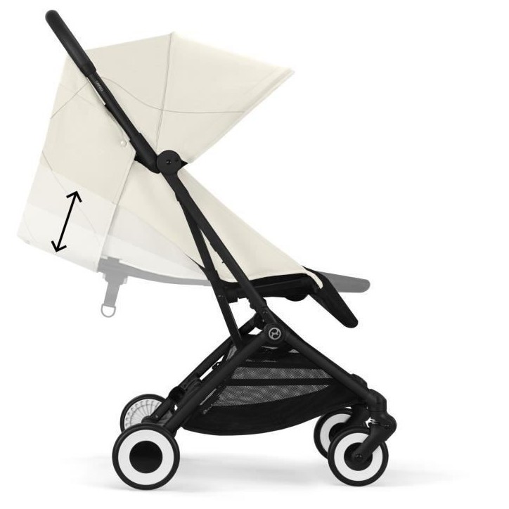 CYBEX - Poussette ultra compacte et confortable - ORFEO - 4 roues - Canvas White CYBEX - Poussette ultra compacte et confortable - ORFEO - 4 roues - Canvas White