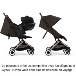 CYBEX - Poussette ultra compacte et confortable - ORFEO - 4 roues - Ch
