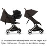 CYBEX - Poussette ultra compacte et confortable - ORFEO - 4 roues - Ch