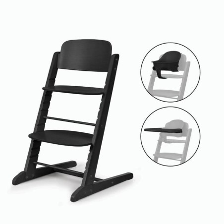 Chaise haute évolutive - CYBEX - IRIS 3-en-1 - Bois - Baby set & plat
