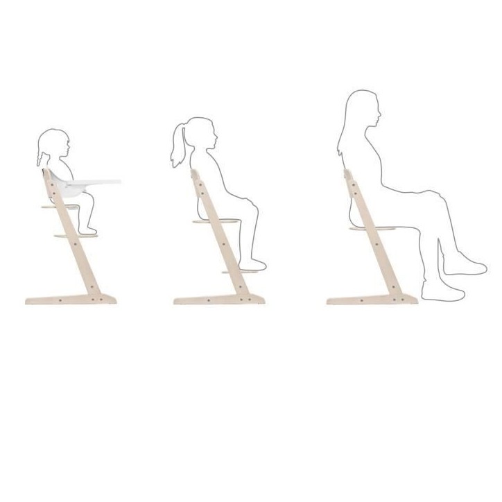 Chaise haute évolutive - CYBEX - IRIS - Bois - Coloris Stunning Black