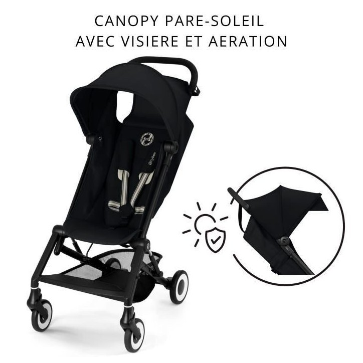 Poussette canne ultra-compacte Agis CYBEX - 5 a 22 kg (6 mois - 4 ans) - poussette légere 6,3 kg - compatible avion - Magic Bla Poussette canne ultra-compacte Agis CYBEX - 5 a 22 kg (6 mois - 4 ans) - poussette légere 6,3 kg - compatible avion - Magic Bla