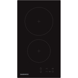 Plaque de cuisson vitrocéramique - DAEWOO - 2 foyers - 30 cm - BH3VTF