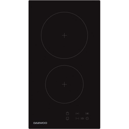 Plaque de cuisson vitrocéramique - DAEWOO - 2 foyers - 30 cm - BH3VTF