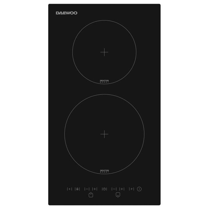 Plaque de cuisson a induction - DAEWOO - 2 foyers - 30 cm - BH3ITF25BNM - Noir Plaque de cuisson a induction - DAEWOO - 2 foyers - 30 cm - BH3ITF25BNM - Noir