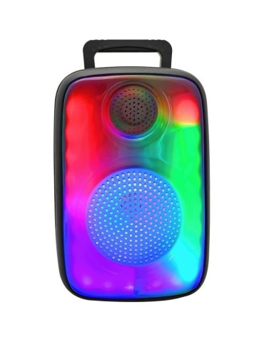 Enceinte lumineuse karaoké - INOVALLEY - FIRE02 - Bluetooth 5.1 - 150W - LED RGB synchronisées avec la musique