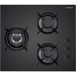 Plaque de cuisson a gaz - DAEWOO - 3 foyers - 60 cm - BH6GKR21BNL - No