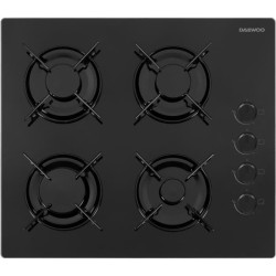Plaque de cuisson a gaz - DAEWOO - 4 foyers - 60 cm - BH6GKR40BNL - No