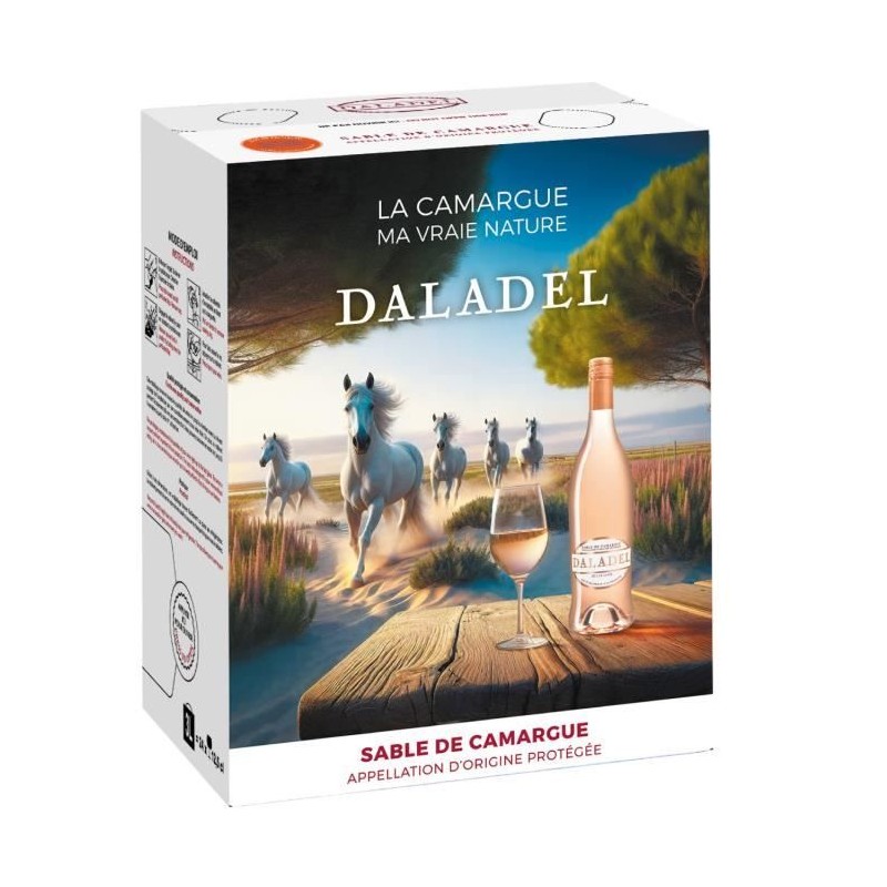 Bag in Box Domaine Royal De Jarras Daladel Sable de Camargue - Vin ros Bag in Box Domaine Royal De Jarras Daladel Sable de Camargue - Vin ros