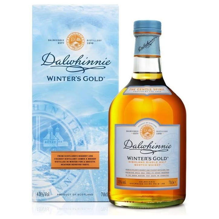 Dalwhinnie Single Malt Scotch - Whisky Winters Gold - 43,0 % Vol. - 70 cl