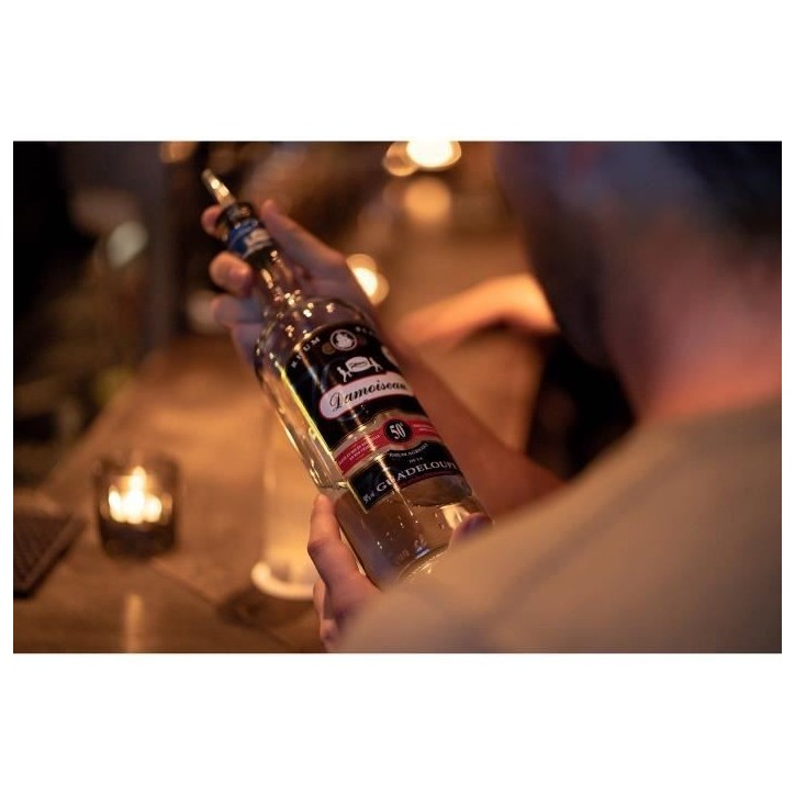 Rhum Damoiseau - Rhum agricole blanc - Guadeloupe - 50%vol - 70cl