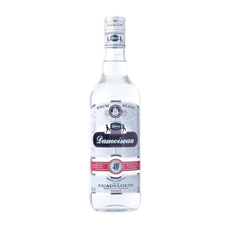 Rhum agricole blanc - DAMOISEAU - Guadeloupe - 40%vol - 70cl Rhum agricole blanc - DAMOISEAU - Guadeloupe - 40%vol - 70cl