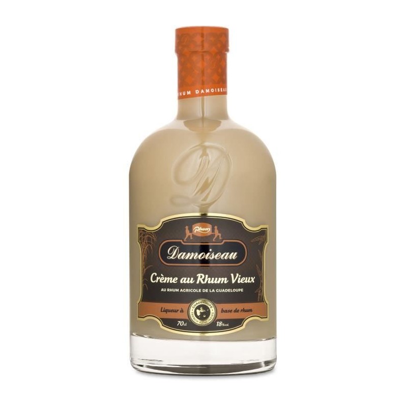 Damoiseau Creme au rhum vieux - Liqueur spiritueuse - Guadeloupe - 18% Damoiseau Creme au rhum vieux - Liqueur spiritueuse - Guadeloupe - 18%