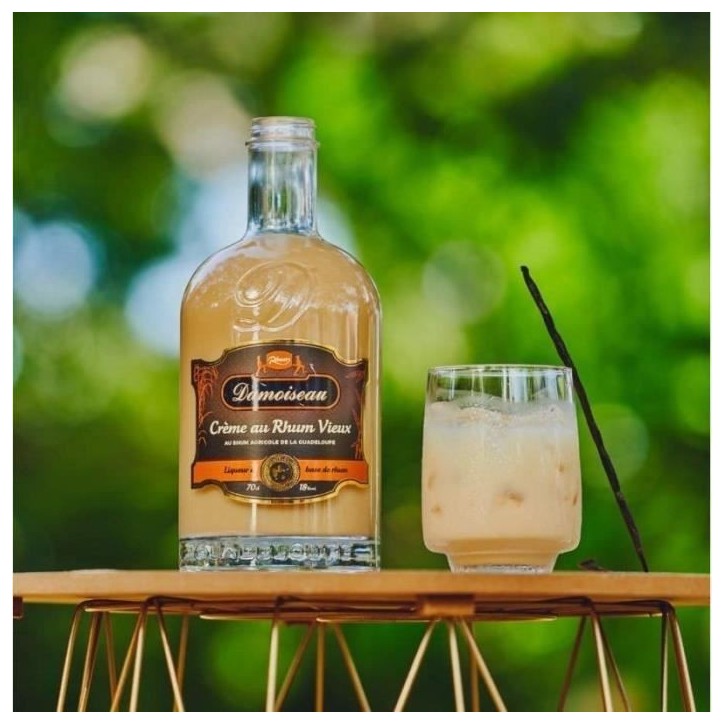 Damoiseau Creme au rhum vieux - Liqueur spiritueuse - Guadeloupe - 18%vol - 70cl