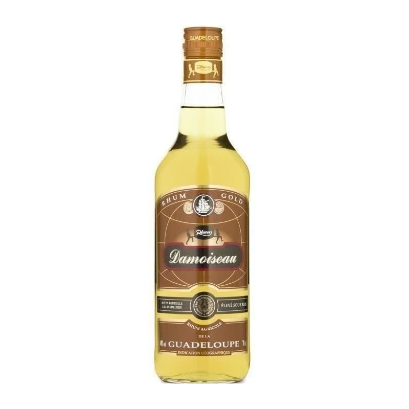 Rhum Damoiseau - Rhum ambré agricole - Guadeloupe - 40%vol - 70cl Rhum Damoiseau - Rhum ambré agricole - Guadeloupe - 40%vol - 70cl