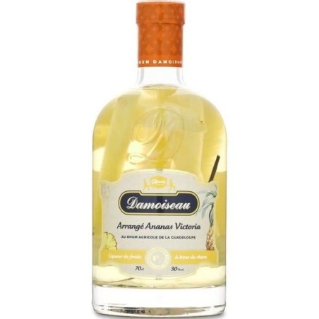 Rhum Damoiseau - Les Arrangés Ananas Vanille - Rhum agricole - Guadel