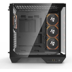 Boitier sans alimentation - DARKFLASH DY470 - Cube - Format ATX - Noir