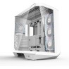 Boitier sans alimentation - Cube - Format ATX - DARKFLASH DY470 - Blan