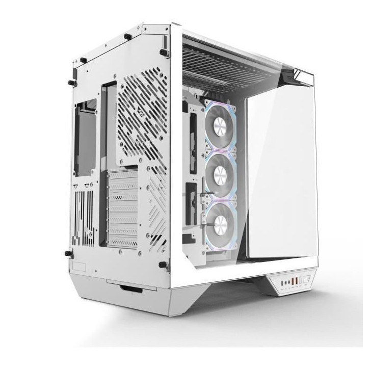 Boitier sans alimentation - Cube - Format ATX - DARKFLASH DY470 - Blanc Boitier sans alimentation - Cube - Format ATX - DARKFLASH DY470 - Blanc