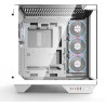 Boitier sans alimentation - Cube - Format ATX - DARKFLASH DY470 - Blan