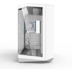 Boitier sans alimentation - Cube - Format ATX - DARKFLASH DY470 - Blan