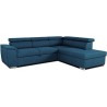 Canapé d'angle convertible réversible avec coffre - 5 places - DAYTO