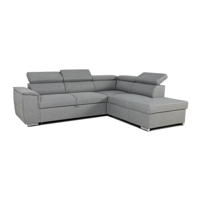 Canapé d'angle convertible réversible avec coffre - 5 places - DAYTO Canapé d'angle convertible réversible avec coffre - 5 places - DAYTO