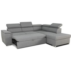 Canapé d'angle convertible réversible avec coffre - 5 places - DAYTO