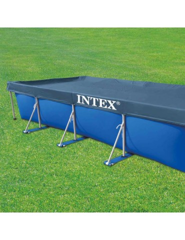 Intex - 28039 - Bâche protection pour piscine rectangulaire tubulaire 4m50 x 2m20