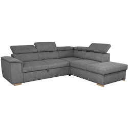 Canapé d'angle convertible réversible - 5 places - DAYTONA - Tissu L