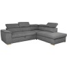 Canapé d'angle convertible réversible - 5 places - DAYTONA - Tissu L