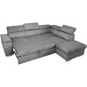 Canapé d'angle convertible réversible - 5 places - DAYTONA - Tissu L