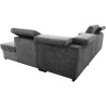 Canapé d'angle convertible réversible - 5 places - DAYTONA - Tissu L