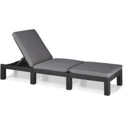 Bain de soleil - Allibert by KETER – DAYTONA – en résine imitatio