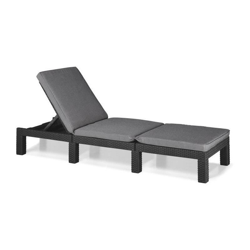 Bain de soleil - Allibert by KETER – DAYTONA – en résine imitatio Bain de soleil - Allibert by KETER – DAYTONA – en résine imitatio