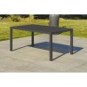 Salon de jardin - Gris Anthracite - Aluminium - 6 places - CAYENNE - D