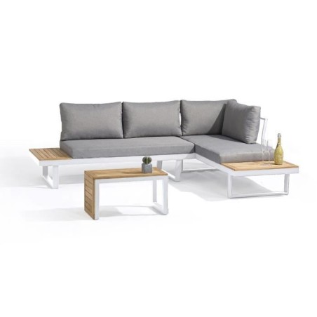 Salon de jardin modulable - Aluminium - DCB GARDEN - 4 places - TOKYO
