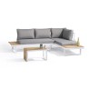 Salon de jardin modulable - Aluminium - DCB GARDEN - 4 places - TOKYO