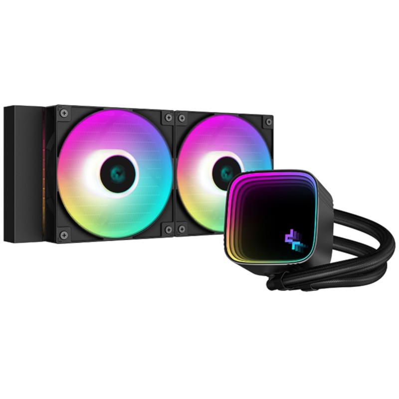 Deepcool - LS520 SE (Noir) - Watercooling AIO - 2x120mm ARGB