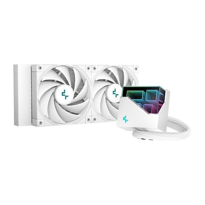 Watercooling AIO DEEPCOOL LT520 (Blanc) - Compatible Intel/AMD - Venti Watercooling AIO DEEPCOOL LT520 (Blanc) - Compatible Intel/AMD - Venti