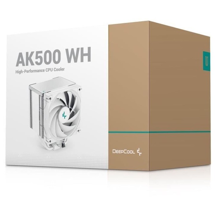 Ventirad CPU - DEEPCOOL AK500 - Ventilateur 1x 120 mm - Blanc