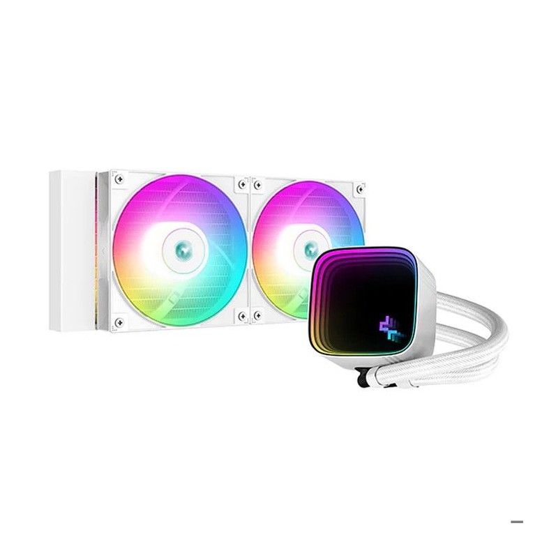 Deepcool - LS520 SE (Blanc) - Watercooling AIO - 2x120mm ARGB Deepcool - LS520 SE (Blanc) - Watercooling AIO - 2x120mm ARGB