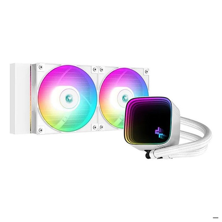 Deepcool - LS520 SE (Blanc) - Watercooling AIO - 2x120mm ARGB