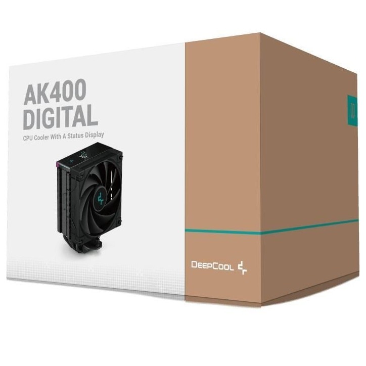 Ventirad CPU - DEEPCOOL - AK400 Digital - 1x120mm - Écran numérique - A-RGB