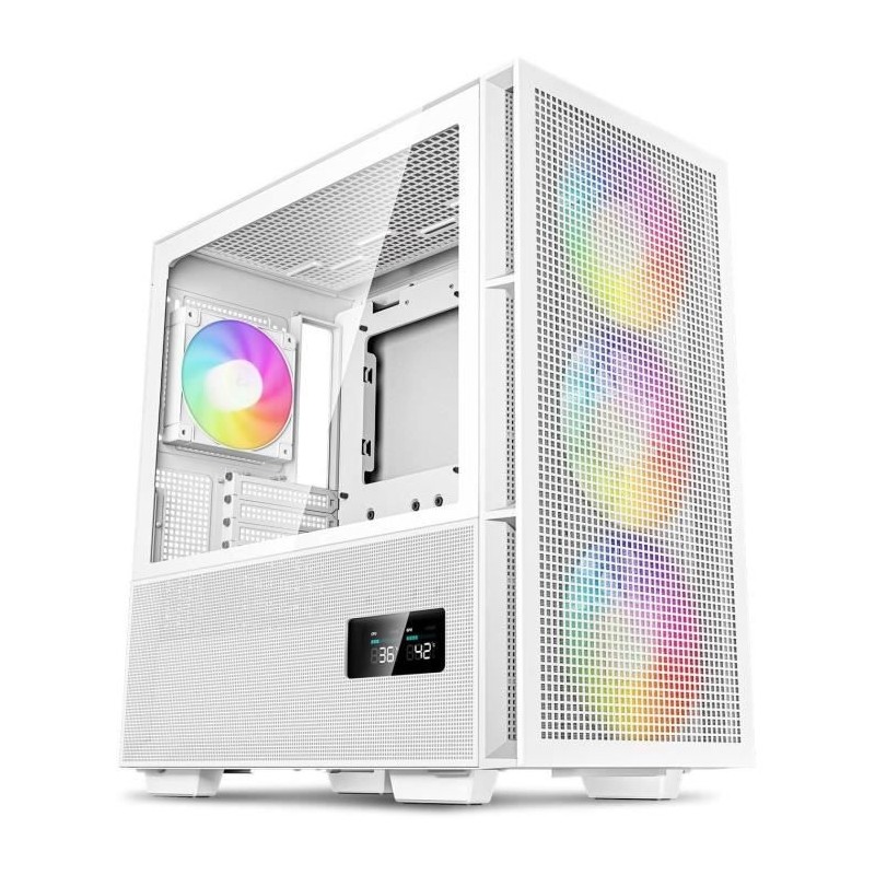 Boitier PC sans alimentation - DEEPCOOL CH560 DIGITAL (Blanc) - Moyen Boitier PC sans alimentation - DEEPCOOL CH560 DIGITAL (Blanc) - Moyen